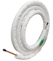 Pre-Insulated copper pipes 3m in a roll ф1/4 for air conditioner installation