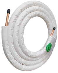 Pre-Insulated copper pipes 3m in a roll ф3/8 for air conditioner installation