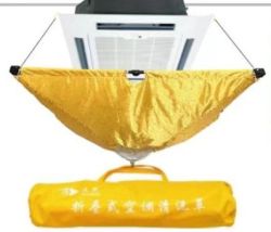 Air Conditioner Waterproof Cleaning Cover Dust Washing Clean Protector Bag for air conditioners type CEILING CASSETTE 60x60cm + HOSE