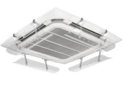 Deflector (transparent wing 4 blades for each direction) for CEILING CASSETTE type air conditioner