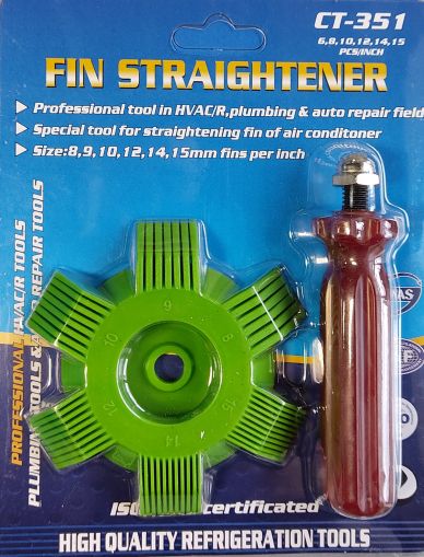 Fin straightener plastic CT-351
