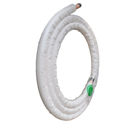 Pre-Insulated copper pipes 3m in a roll ф5/8 for air conditioner installation