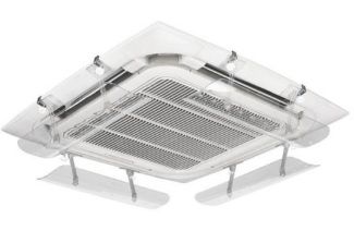 Deflector (transparent wing 4 blades for each direction) for CEILING CASSETTE type air conditioner