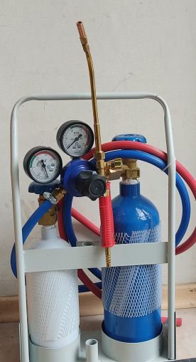 Oxygen welding portable set with 1 nozzle