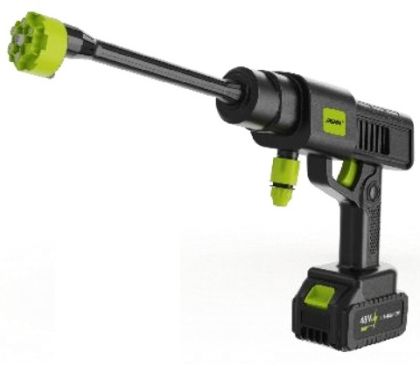 Water jet (water gun) with battery for cleaning air conditioners / with digital display and 10-step flow rate adjustment 8088 - in a suitcase