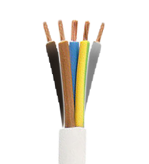 Electrical Cable 5x1.50 mm type H05VV F