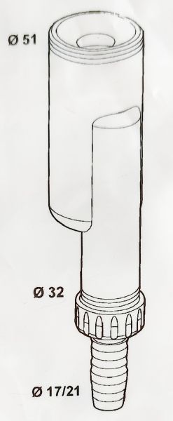 Siphon with ball