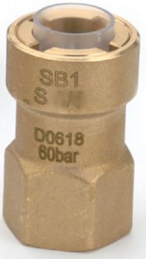 SB1 Адаптор към конус 1/4" - бърза връзка за медна тръба към конус използван за Фреонови тръбни линии