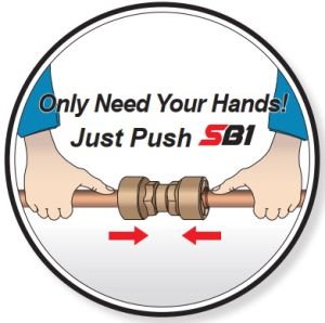 SB1 Coupling 1/2'' - Quick Push Connector to Refrigerant Line