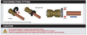 SB1 Coupling 1/2'' - Quick Push Connector to Refrigerant Line