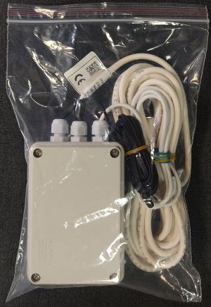 Outdoor unit heater with adjustable ELECTRONIC thermostat (from -50 to +99 degrees Celsius) 1m. cold zone and 5m. warm zone