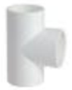 ПВЦ  тройник ф32 - бял