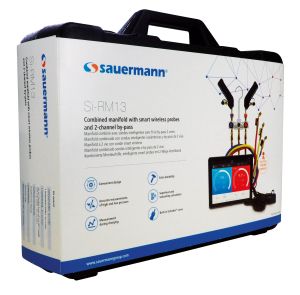 Безжичен цифров манометър термометър комплект SAUERMANN Si-RM3