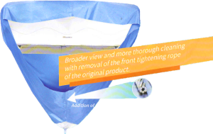 Blue Air Conditioner Waterproof Cleaning Cover Dust Washing Clean Protector Bag for 9000 - 12000 BTU + HOSE