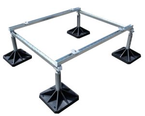 Floor stand for BIG FOOT type air conditioner for ROOFTOP installation